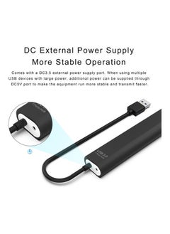 نيبمينينت موزع USB متعدد المنافذ للشحن الآمن ونقل البيانات لأجهزة النوت بوك أسود  - Image 4