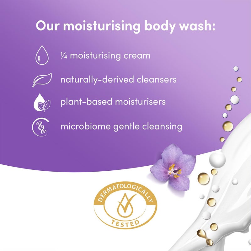 Dove Body Wash 2-Pack â€“ Relaxing with Lavender Oil & Rosemary Extract for Softer, Smoother Skin, 25.4 Oz Ea - Image 5