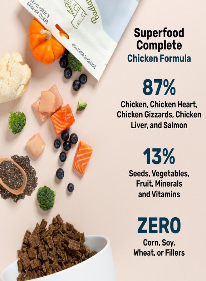 BADLANDS RANCH - Superfood Complete, Air-Dried Adult Dog Food - High Protein, Zero Fillers, Superfood Nutrition by Katherine Heigl (24 oz., Premium Chicken) - Image 4