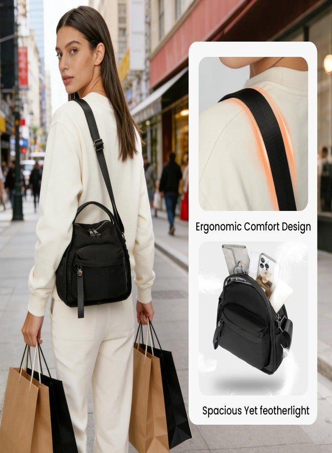 CATSEA Women's Elegant Solid Color Shoulder Bag Fashionable Zipper Crossbody Bags Soft Top Handle Handbag Purse - Image 3