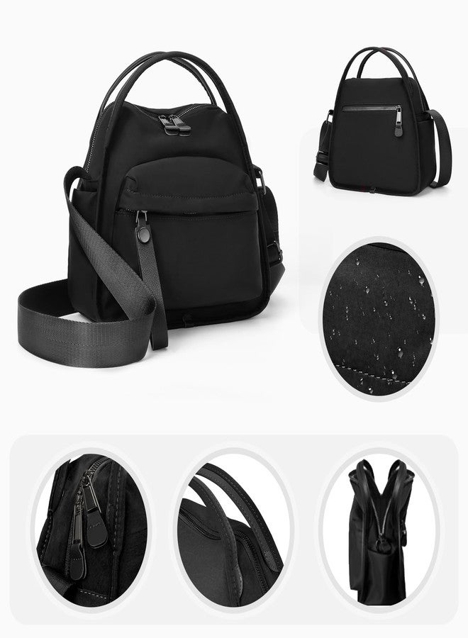 CATSEA Women's Elegant Solid Color Shoulder Bag Fashionable Zipper Crossbody Bags Soft Top Handle Handbag Purse - Image 4