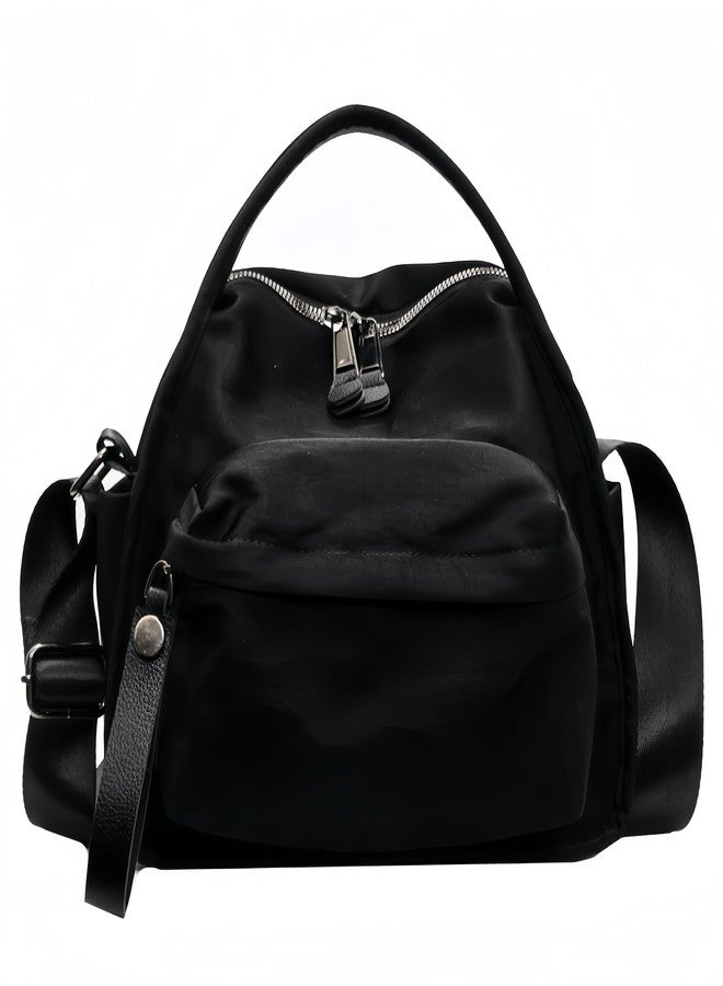 CATSEA Women's Elegant Solid Color Shoulder Bag Fashionable Zipper Crossbody Bags Soft Top Handle Handbag Purse - Image 1