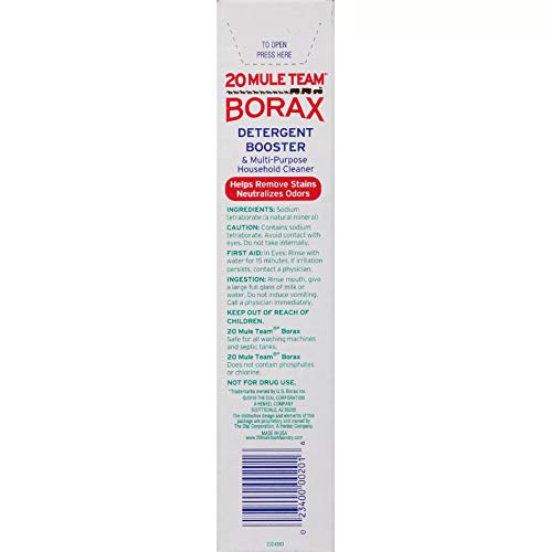 20 Mule Team Borax 20 Mule Team Detergent Booster, 65 Oz. (4LB) - Image 2