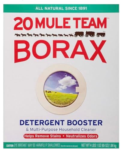 20 Mule Team Borax 20 Mule Team Detergent Booster, 65 Oz. (4LB), Unscented - Image 4
