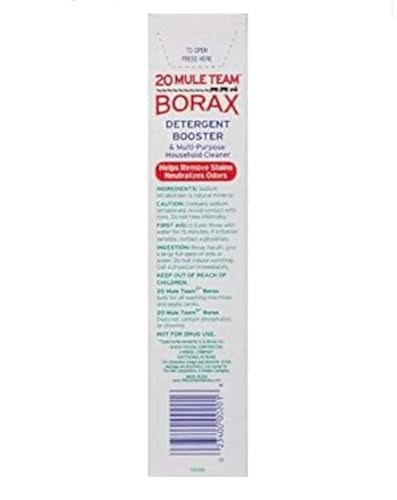 20 Mule Team Borax 20 Mule Team Detergent Booster, 65 Oz. (4LB), Unscented - Image 2