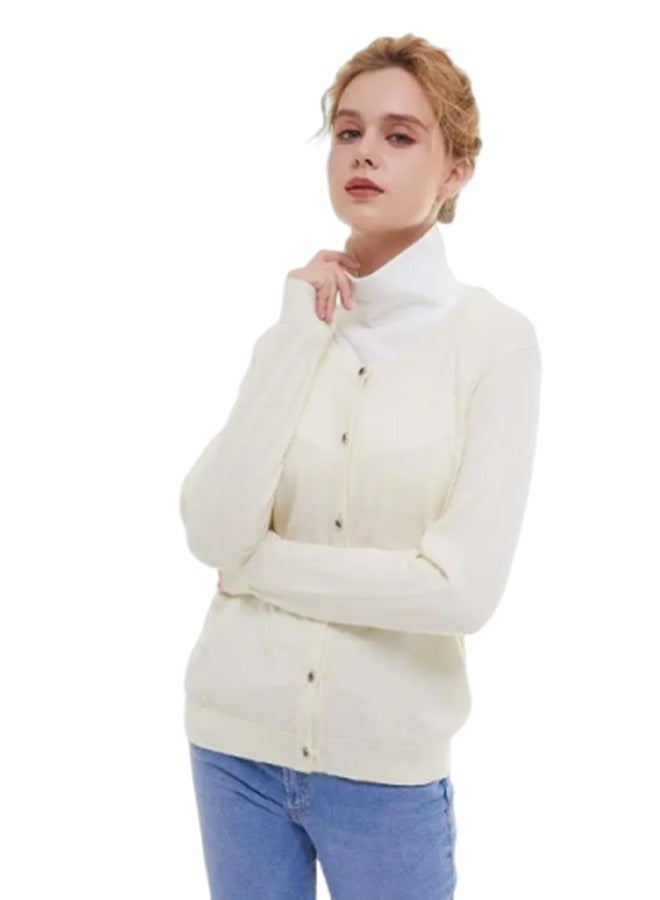 المرأة الداخلية رقبة السلاحف القابلة للفصل وهمية رقبة السلاحف ديكي طوق، الصلبة الشريط الحياكة قطعة طبقات قابلة للتحويل لبدلة الداخلية الملحقات الإناثية - Image 2