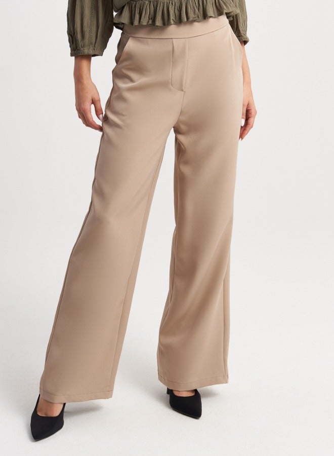 HaILYS Hailys Women's Trouser , Beige  - Image 4