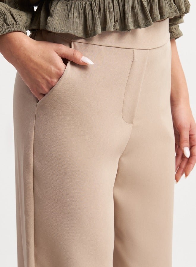 HaILYS Hailys Women's Trouser , Beige  - Image 1