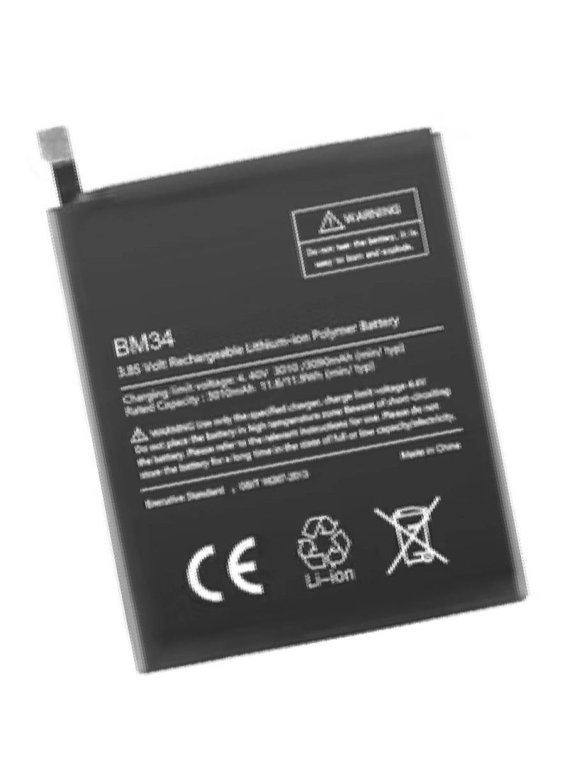 جينيكست بطارية بديلة أصلية عالية الجودة لهاتف Xiaomi Mi Note Pro (BM34) - أسود - Image 3