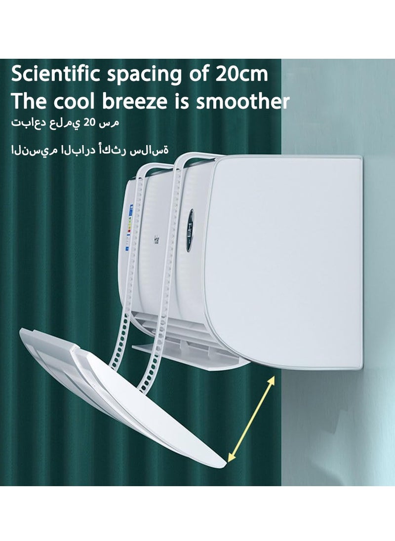 Arabest Air Conditioning Windshield, Air-conditioning Wind Deflector with Filter and Purification Cotton, AC Air Flow Deflector for Home Office Split Air Conditioner  - Image 5