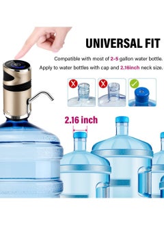 Generic Smart Drinking Water Jug Pump Electric Touch Screen Automatic Drinking Water Pump Dispenser Switch with Child Lock for Camping Kitchen Office  - Image 3