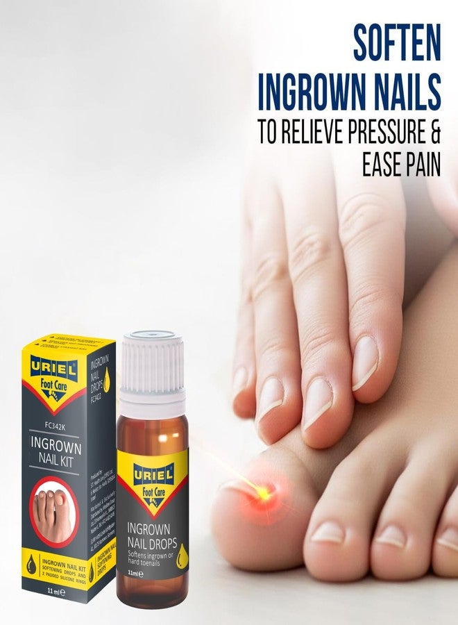 URIEL UPGRADED Ingrown Toenail Treatment with Silicone Caps, Ingrown Toenail Removal Kit, Ingrown Nail Kit Relief with Ingrown toenail drops 11 ml - Image 3