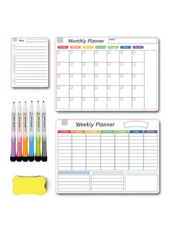 Bendable Dry Erase Board Magnetic Whiteboard Easy to Wipe Clean Without Marks for To-Do Lists, Fitness Plans, Schedule Board