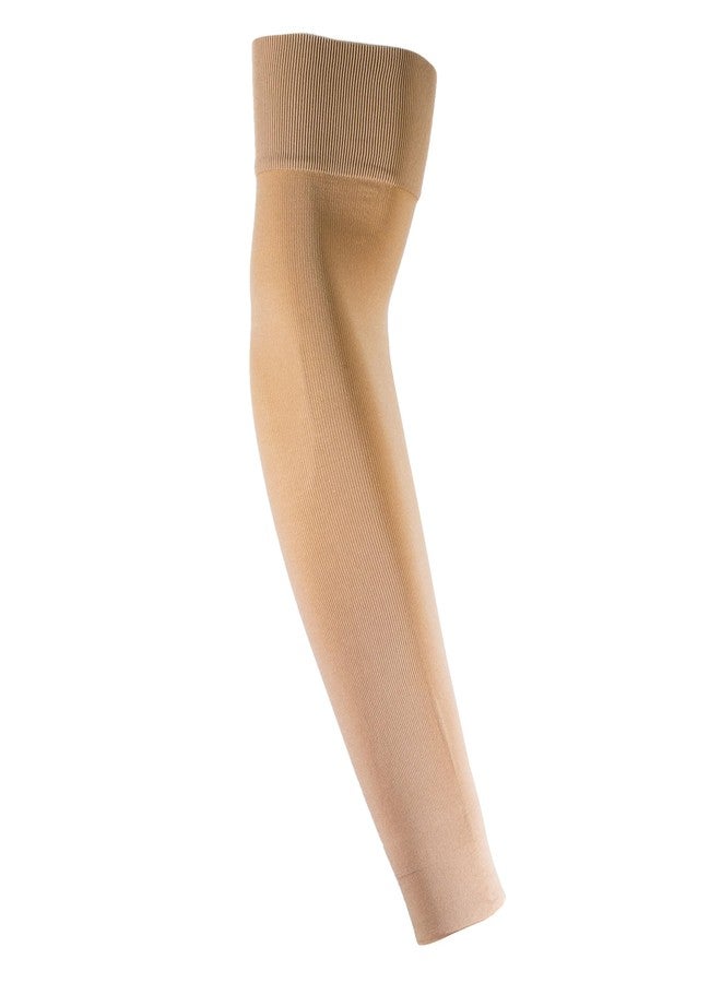 NuVein 15-20 mmHg Compression Lymphedema Arm Sleeve, Medical Support for Post Surgical Swelling Recovery, Beige, Small - Image 2