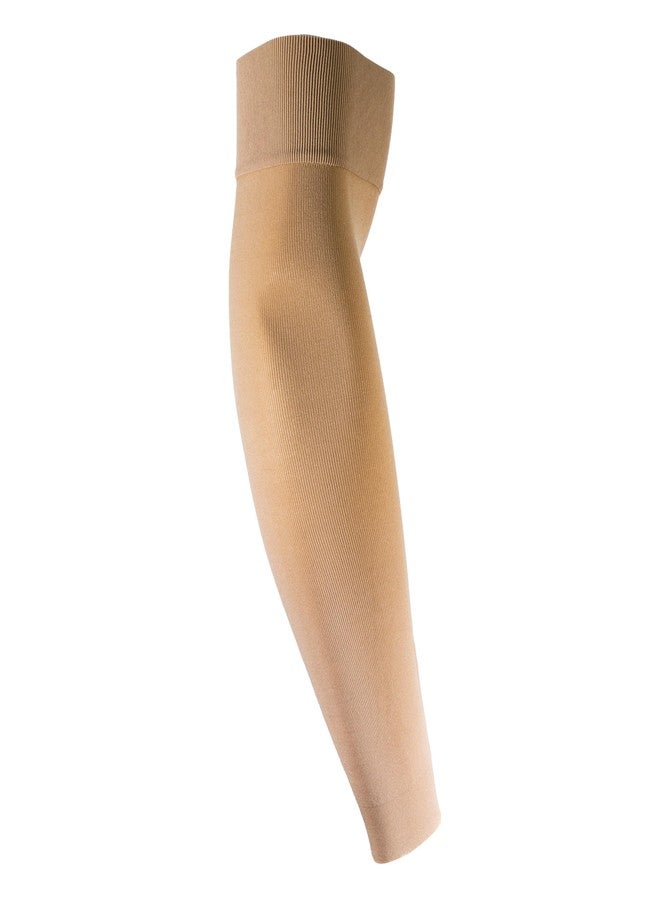 NuVein 15-20 mmHg Compression Lymphedema Arm Sleeve, Medical Support for Post Surgical Swelling Recovery, Beige, Small - Image 1