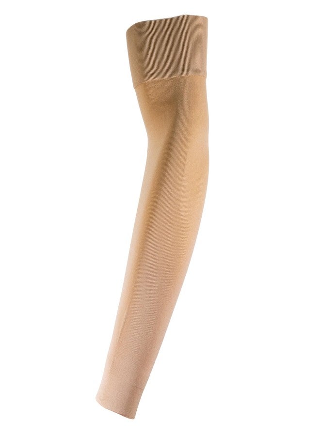 NuVein 15-20 mmHg Compression Lymphedema Arm Sleeve, Medical Support for Post Surgical Swelling Recovery, Beige, Small - Image 3