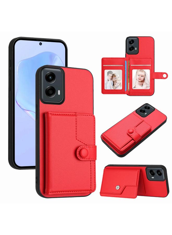 S-TOP Case For Motorola Moto G 5G 2024 Button Card Bag RFID Anti-theft Phone Case - Image 1