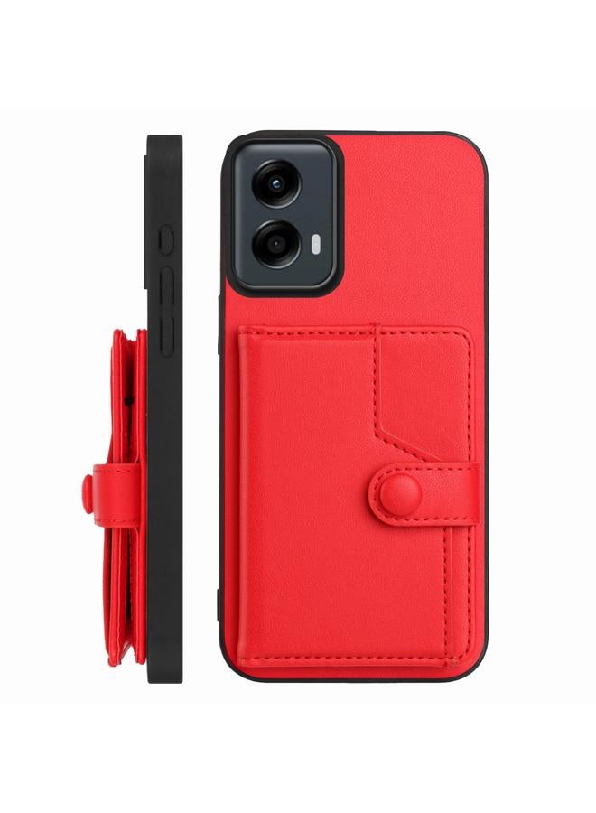 S-TOP Case For Motorola Moto G 5G 2024 Button Card Bag RFID Anti-theft Phone Case - Image 2