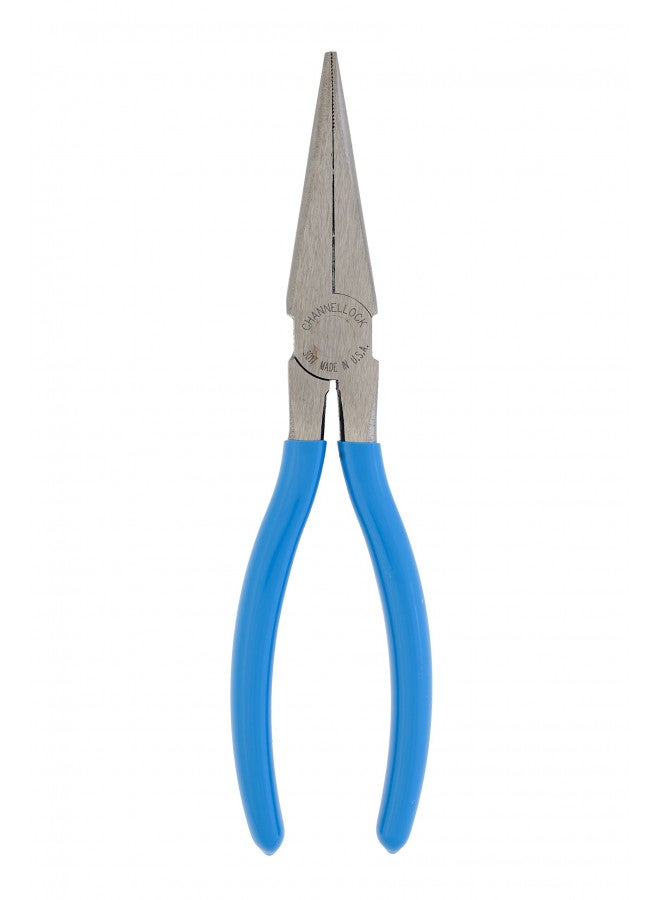Channellock 3017 8-Inch Long Nose Plier, Blue - Image 1