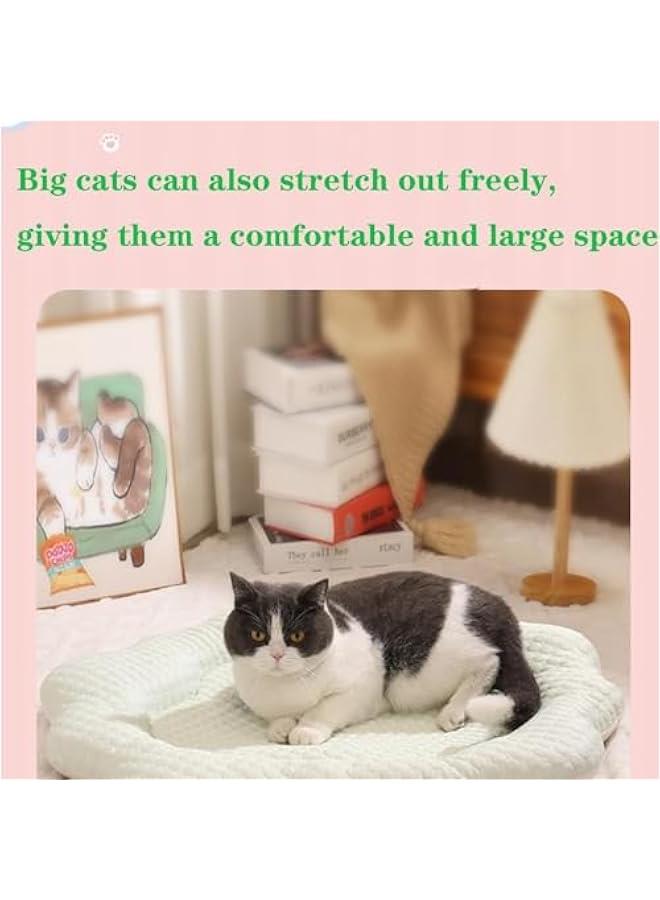 هوكور بساط تبريد للحيوانات الاليفة من بايبي، وسادة ثلج ناعمة للحيوانات الاليفة للنوم للكلاب الصغيرة والقطط، ظهر غير قابل للانزلاق، بساط تبريد ذاتي للحيوانات الاليفة ومقاعد السيارة والاسرة للفصول الاربعة - Image 5