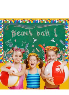 Y&D Beach Ball Border Decor Sticker, Bulletin Suitable for Board, White Cork Room Decor, Desk and Classroom  - Image 5