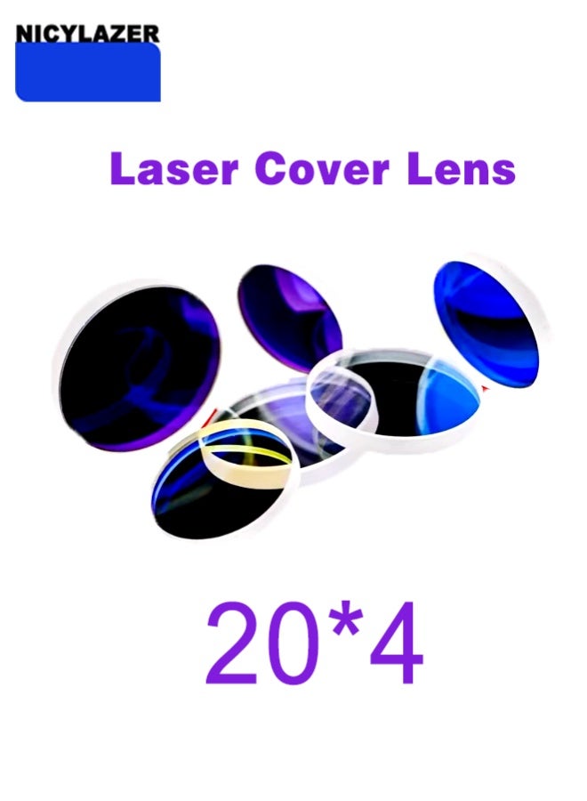 Quartz Laser Protective Lens 20*4mm - High Temp & Splatter Resistance - Image 1