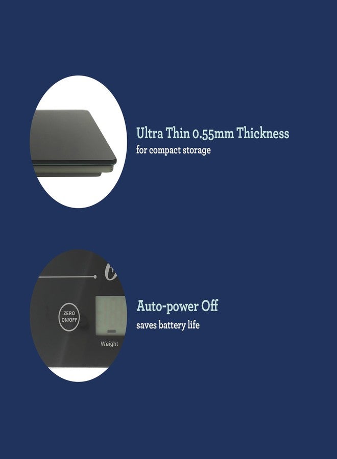 Oster Gridley Digital Kitchen Scale - High Precision 11 LB Food Scale with LCD Display, Tare Function, Gram and Ounce Measurement, Slim Black Design - Image 5