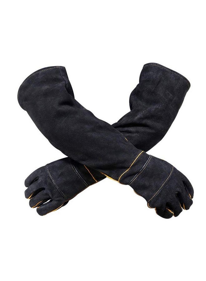 YBB Animal Handling AntiBite/Scratch Gloves For Dog Cat Bird Parrot Pet (Black) - Image 1