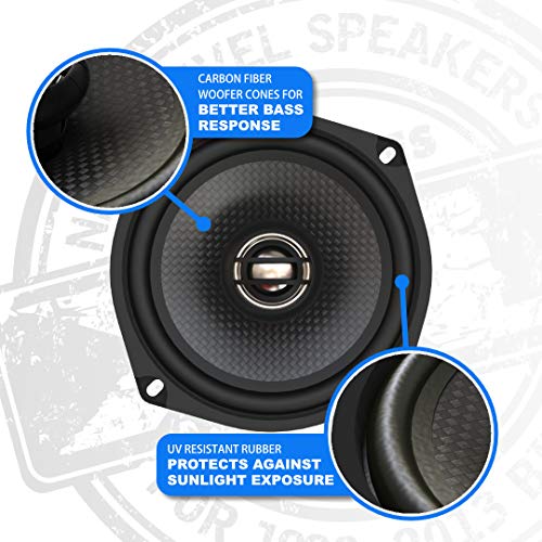 Hogtunes 352-XLR High Performance XL Series 5.25" Rear Speakers (2 Pack), Fits 1998-2013 Harley-Davidson Motorcycles - Image 2