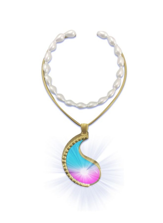 Mermaid Magic Merlinda's Light Up Necklace and Plays "Making Waves" Song, Battery Operated | Collectible Accessory | Ideal for Dress Up, Role Play and ift for Kids - Image 2