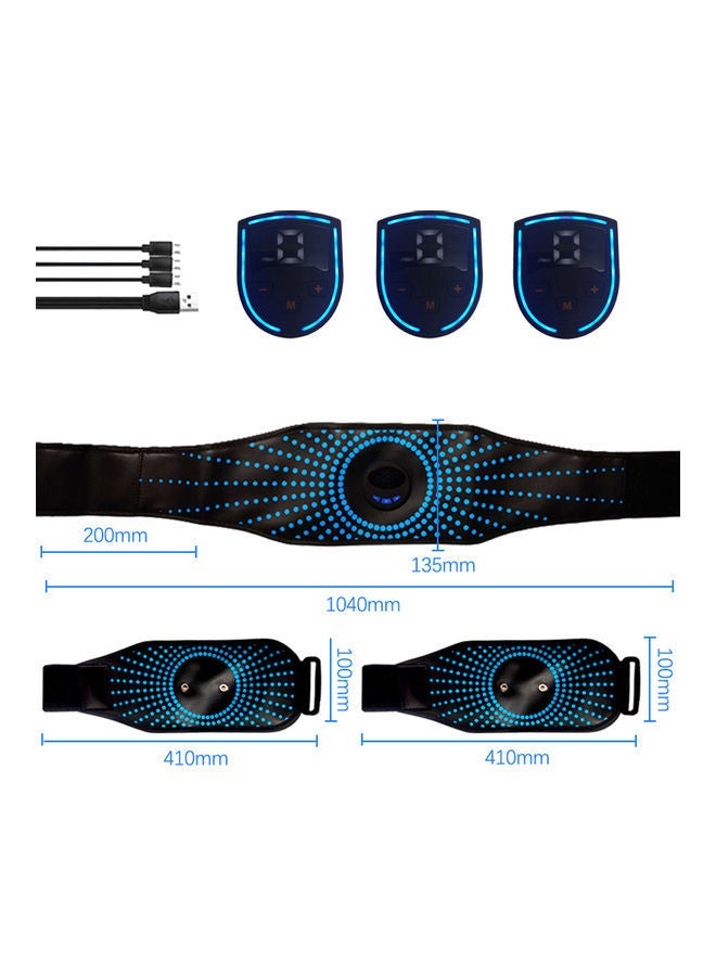 NIBEMINENT Smart Abs 3 Host 1 Belt 2 Arm Stickers 25 × 5 15cm - Image 4