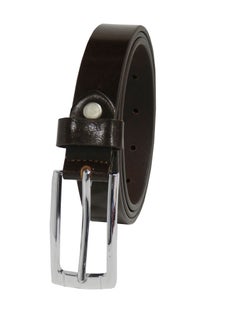 LAVERI LEATHER GENUINE LEATHER 25 MM UNISEX  FORMAL  BELT  IN BROWN  - Image 4