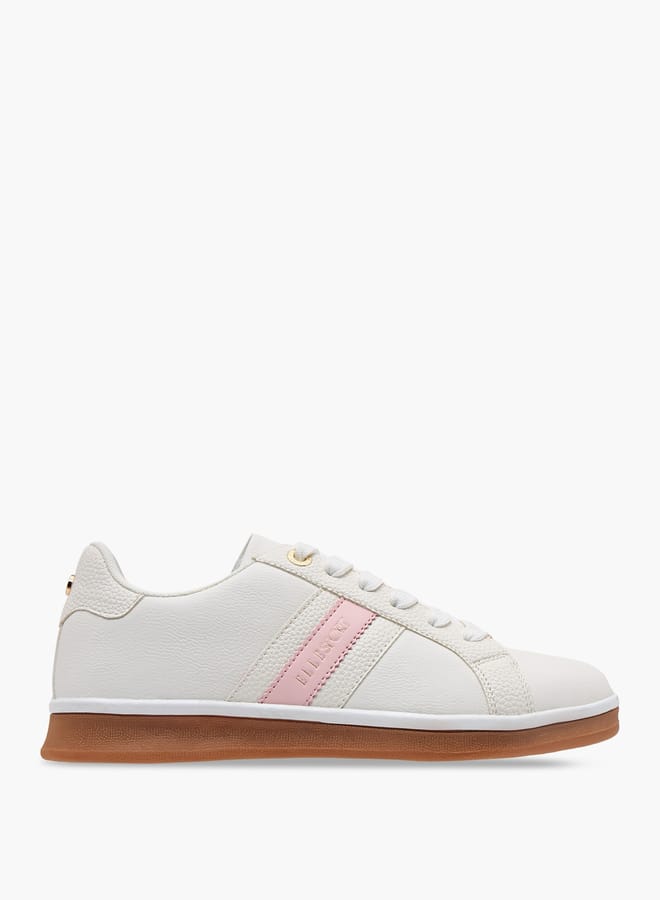 ELLE Women's Panelled Sneakers with Lace-Up Closure  - Image 3