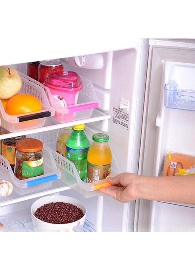 INOVERA (LABEL) INOVERA (LABEL) 12 Pieces Fridge Storage Containers | Space Saver Refrigerator Organizers for Vegetable, fruits, Food (Multi-Color)  - Image 4