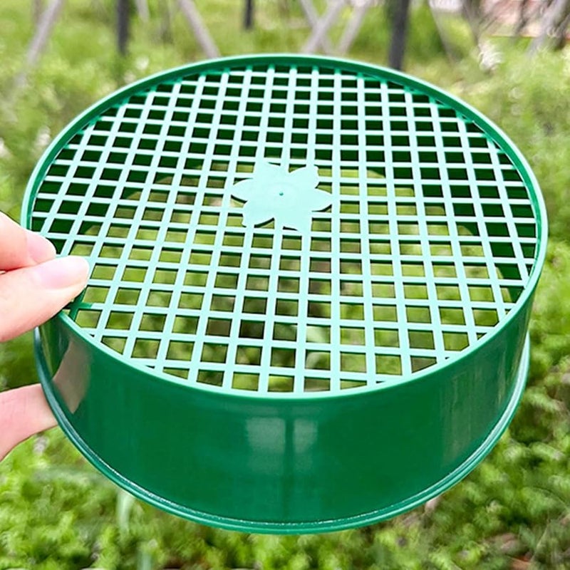 5 Pieces Green Garden Sieve Screen For Efficient Soil Filtering Planting Tool - Image 4