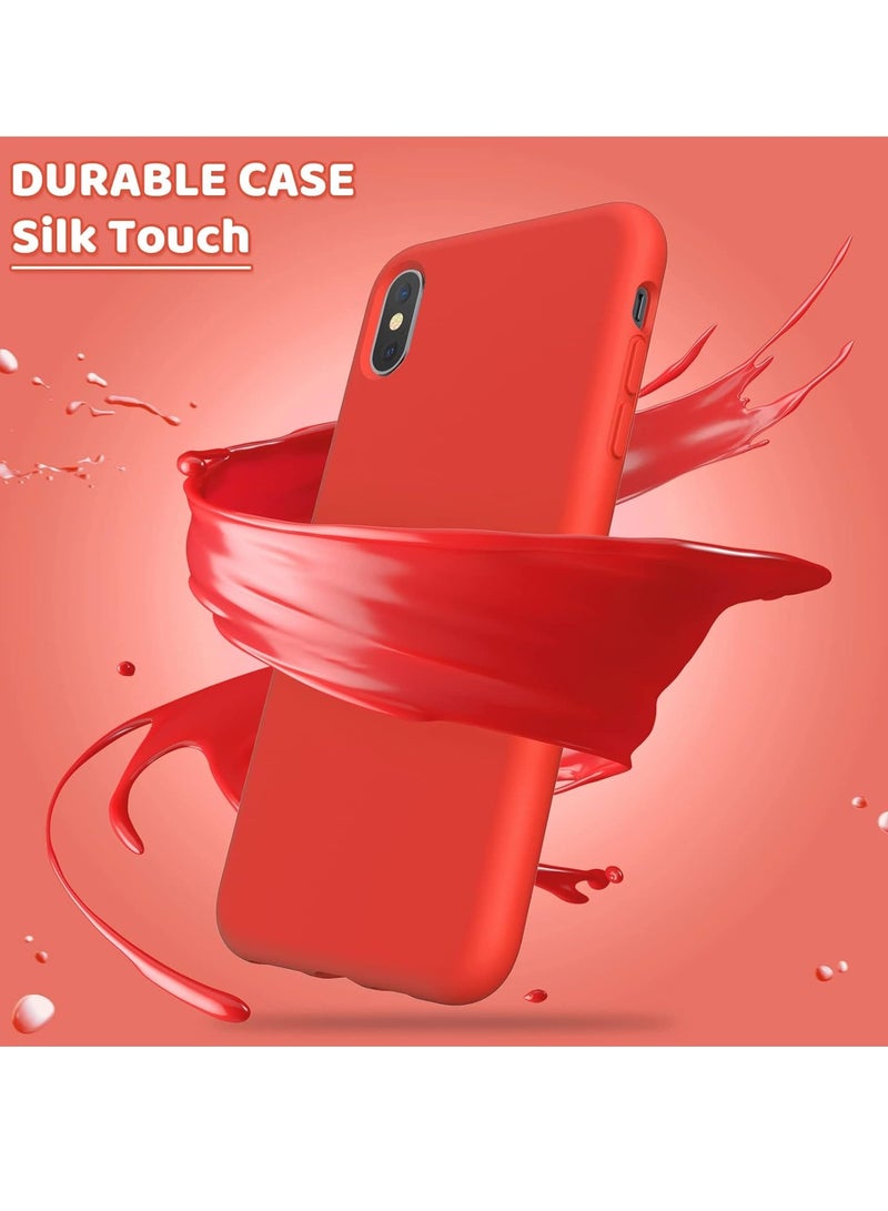 JOMILA Case for iPhone X/iPhone Xs Case Liquid Silicone Gel Rubber Phone Case,iPhone X/iPhone Xs 5.8 Inch Full Body Slim Soft Microfiber Lining Protective Case - Image 2