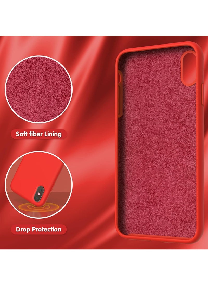 JOMILA Case for iPhone X/iPhone Xs Case Liquid Silicone Gel Rubber Phone Case,iPhone X/iPhone Xs 5.8 Inch Full Body Slim Soft Microfiber Lining Protective Case - Image 5