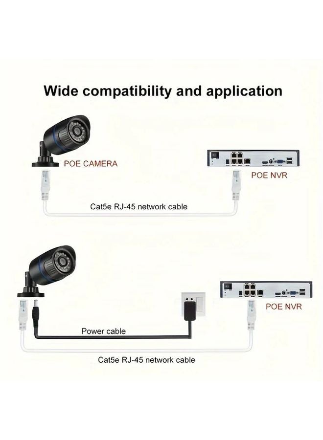 كابل إيثرنت رمادي Cat5e بطول 50 متر مع 50 مشبك، سلك توصيل غير قابل للتشابك للكمبيوتر والموجه والمودم وPS5 - Image 3