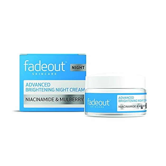 Fade Out Advanced Brightening Night Cream 50ml | Skincare Beauty with Niacinamide, Hyaluronic Acid, Lactic Acid, and Rosehip Seed Oil | Boost Skin Hydration and Radiance Overnight - Image 1