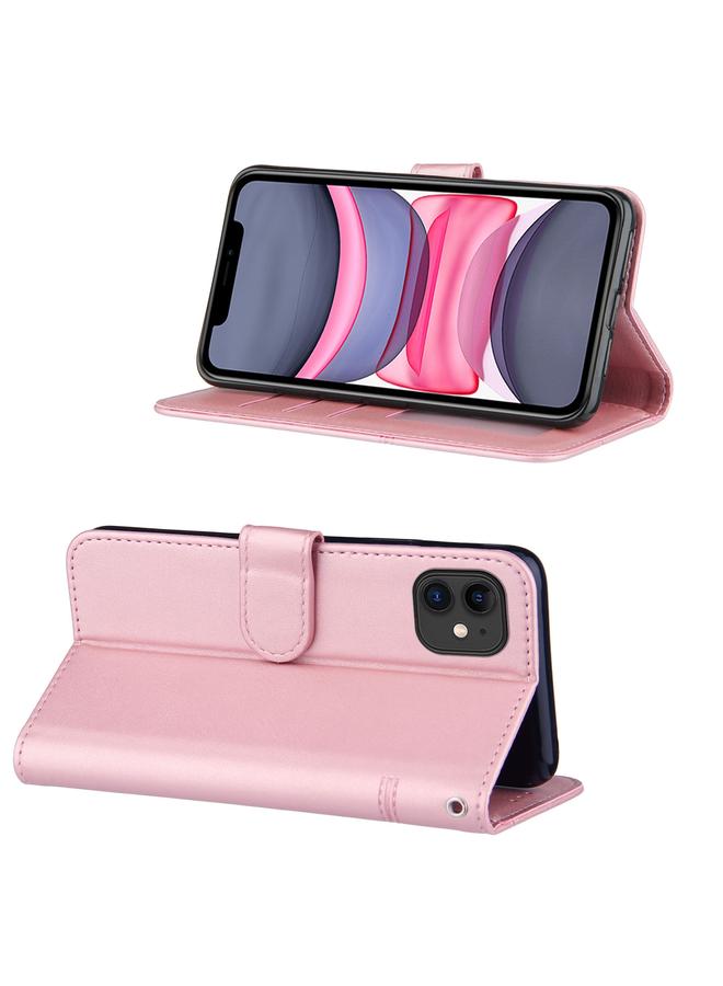 Zaboon Case For iPhone 11 Stitching Calf Texture Buckle Horizontal Flip Leather Case with Holder & Card Slots & Wallet & Lanyard - Image 5