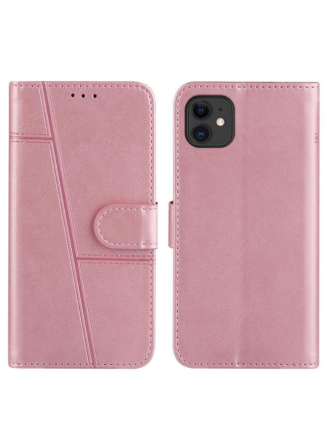 Zaboon Case For iPhone 11 Stitching Calf Texture Buckle Horizontal Flip Leather Case with Holder & Card Slots & Wallet & Lanyard - Image 3