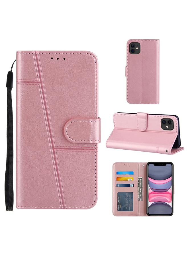 Zaboon Case For iPhone 11 Stitching Calf Texture Buckle Horizontal Flip Leather Case with Holder & Card Slots & Wallet & Lanyard - Image 1