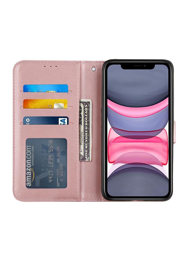 Zaboon Case For iPhone 11 Stitching Calf Texture Buckle Horizontal Flip Leather Case with Holder & Card Slots & Wallet & Lanyard - Image 4