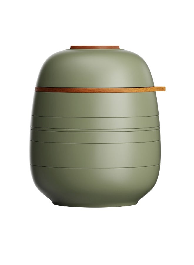 MasterPro 9-Piece Portable Lightweight and Stackable Dinner Set Green 39 x 26 x 26.5 cm BGMP-12001-BK/CR/OR/BL - Image 3
