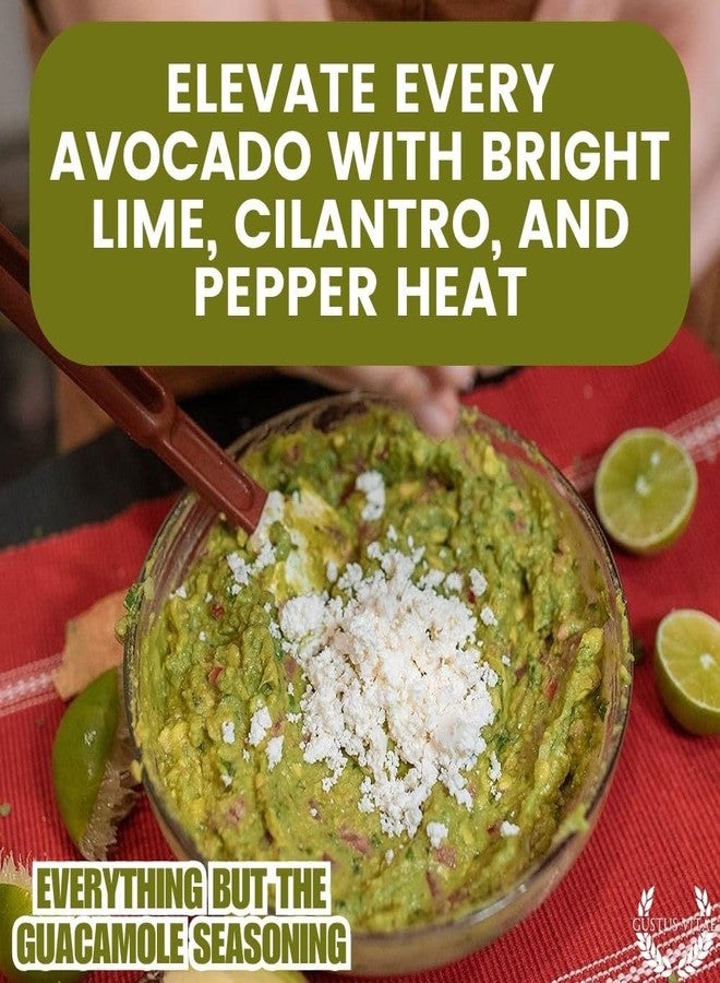 GUSTUS VITAE Everything But the All Natural Guacamole Seasoning | Gourmet Spice Blend | Non GMO, All Natural | Handmade in Small Batches in USA | Artisanal Seasoning Mix | Magnetic Tin | GLP-1 Friendly | Sustainably Sourced Rub | Ultra Premium | Gustus Vitae - Image 2