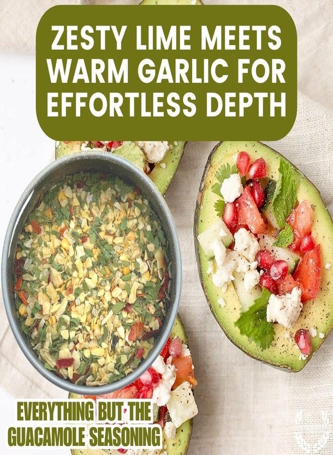 GUSTUS VITAE Everything But the All Natural Guacamole Seasoning | Gourmet Spice Blend | Non GMO, All Natural | Handmade in Small Batches in USA | Artisanal Seasoning Mix | Magnetic Tin | GLP-1 Friendly | Sustainably Sourced Rub | Ultra Premium | Gustus Vitae - Image 3
