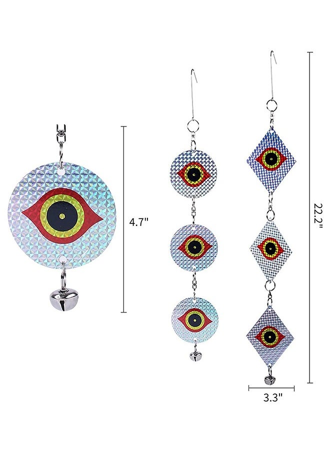 قطعتان من الأجهزة العاكسة للطيور، رادع الحمام الطارد للطيور للشجرة، رادع عين الصقر للطيور المعلقة، مخيف الحمام العاكس للشرفة، تخيف الطيور بعيدًا عن الأقراص الطاردة الطاردة - pzsku/ZDBC1ACB5235B363301DDZ/45/_/1734421570/84c4fda7-a10c-4ac4-b00b-cc454b1cd6b1