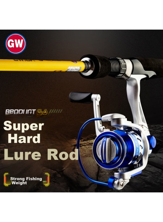 Gw Fishing Rod Ca Rod 1.8 Meters Straight Handle Spinning Reel Rod Set M-tune Versatile Rod For Bass Fishing And Black Fish Catching Fishing Tackle