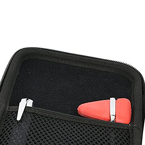 Unigear Ethylene Vinyl Acetate (Eva) New Stethoscope Case Portable Stethoscope Storage Carry Bag (Large, Black) - Image 2