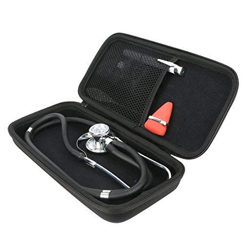 Unigear Ethylene Vinyl Acetate (Eva) New Stethoscope Case Portable Stethoscope Storage Carry Bag (Large, Black) - Image 1